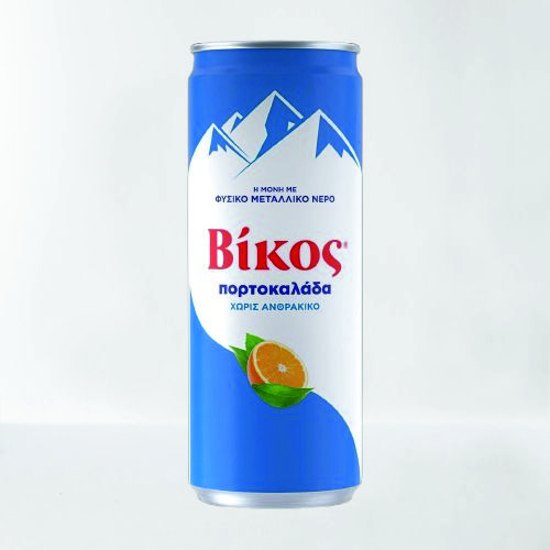 Βίκος Πορτοκαλάδα Χωρίς Ανθρακικός 330 ml